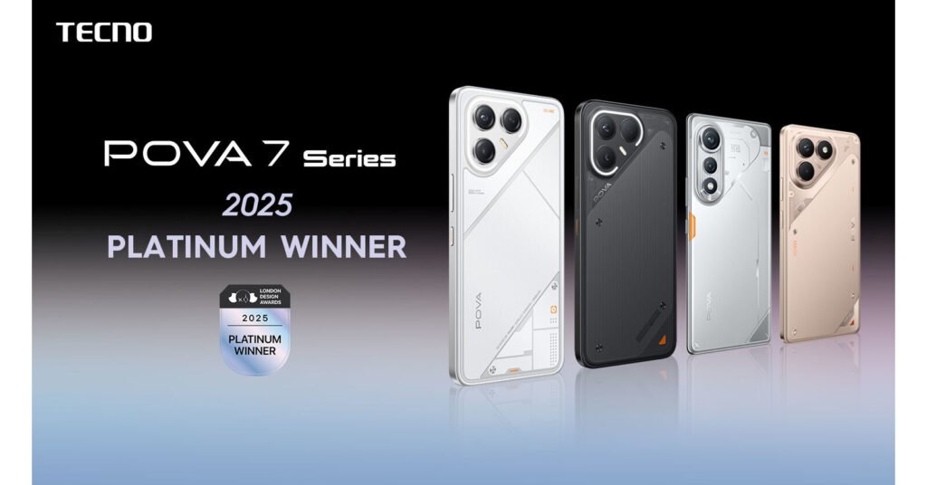 TECNO POVA 7 Series Garners Prestigious International Design Accolades